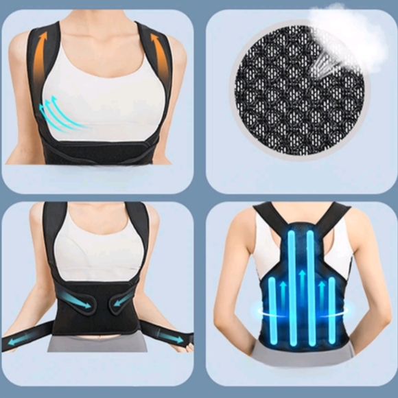 Adjustable Back Brace Posture Corrector For Men & Women - Picture 9 of 10